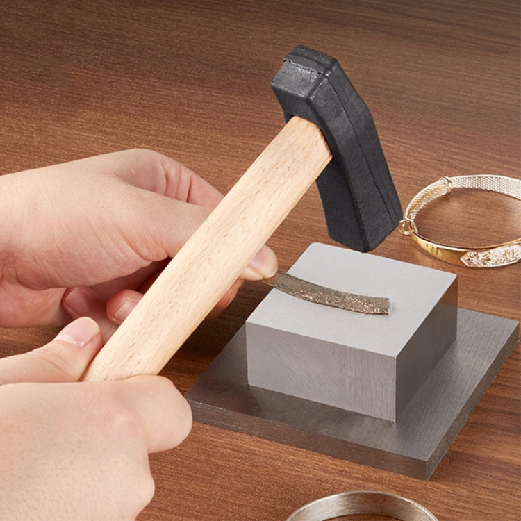 Handmade DIY Square Hammer Gold And Silver Jewelry Texture Hammer, Model: No.1