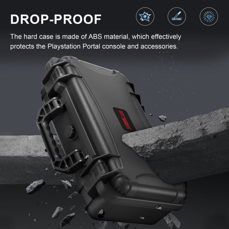 For PlayStation Portal STARTRC GAMES Console Storage Handheld IP67 Waterproof Hard Shell Bag(Black) - free shipping - PMC Jewellery - Order now!