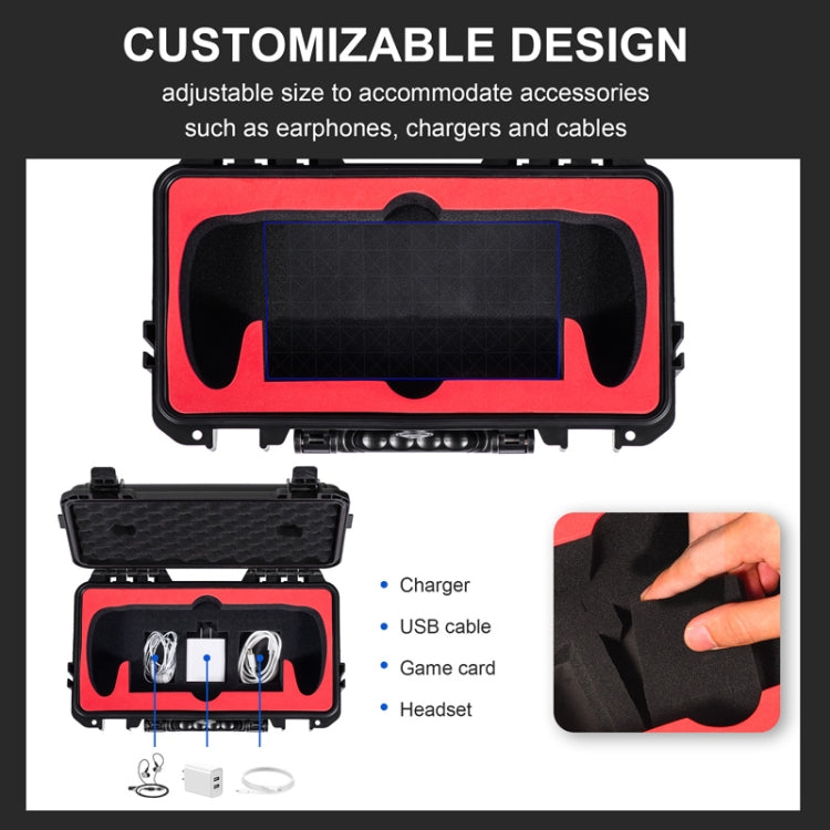 For PlayStation Portal STARTRC GAMES Console Storage Handheld IP67 Waterproof Hard Shell Bag(Black) - free shipping - PMC Jewellery - Order now!