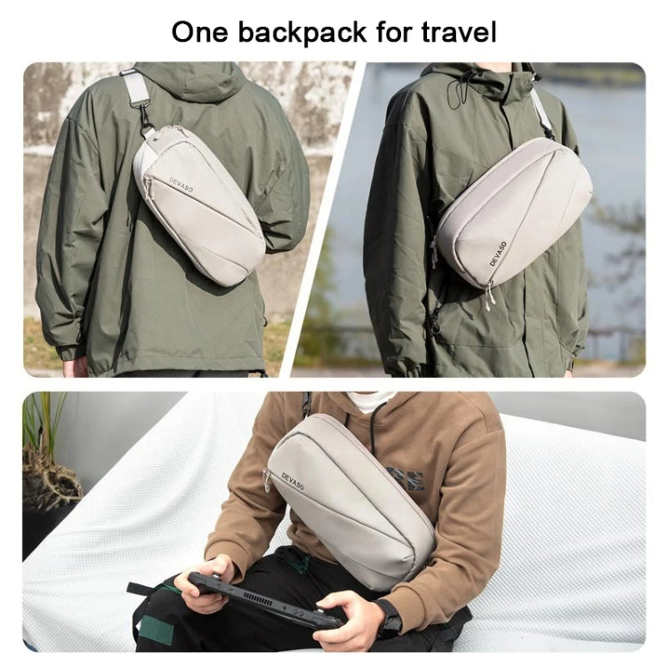 DEVASO Handheld Universal Storage Bag Crossbody Bag(Silver Enlarge) - free shipping - PMC Jewellery - Order now!