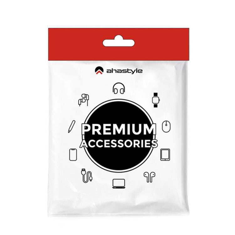 For Airpods 4 AhaStyle WG163 Earphone Drop-Proof Dust-Proof Silicone Protective Case With Cleanning Pen(Black) - free shipping - PMC Jewellery - Order now!