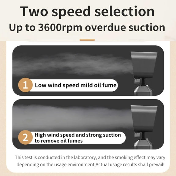 Desktop Range Hood Barbecue Small Movable Liftable Extractor Hood 2 Wind Speeds Adjust UK Plug