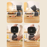 Desktop Range Hood Barbecue Small Movable Liftable Extractor Hood 2 Wind Speeds Adjust UK Plug