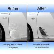 Universal Car Fender Soft Glue Decorative Car Stickers, Color: Bright Black