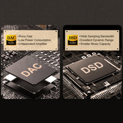 2.4 Inch HIFI Bluetooth Music Player DSD256 Mastering Sound Quality Walkman, Memory: 16GB+32GB(Black)