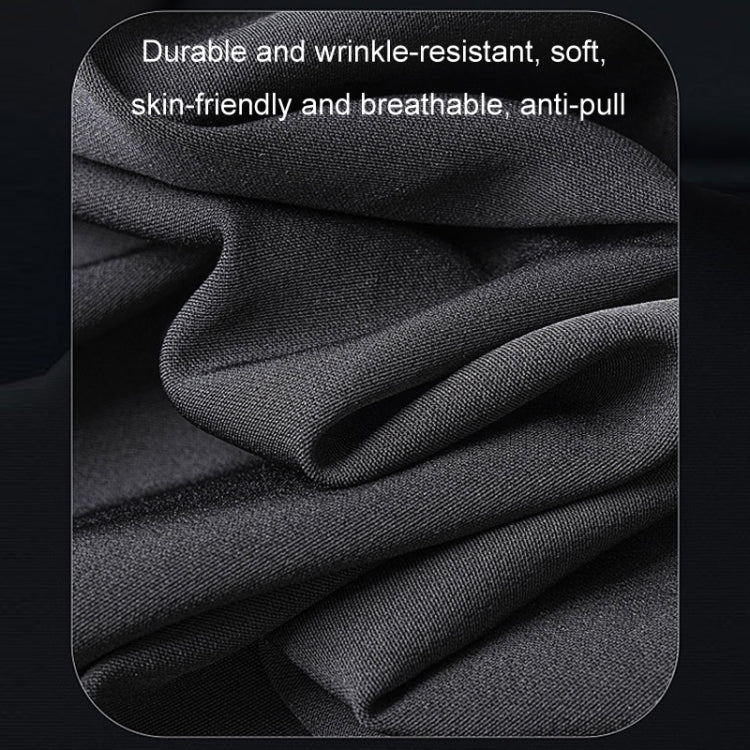 Multifunctional Car Memory Foam Adjustable Lumbar Support, Color: Classic Black