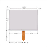 Waveshare 13.3inch 960��680 Pixels SPI Communication E-Ink Display, Spec: Nude Screen Version
