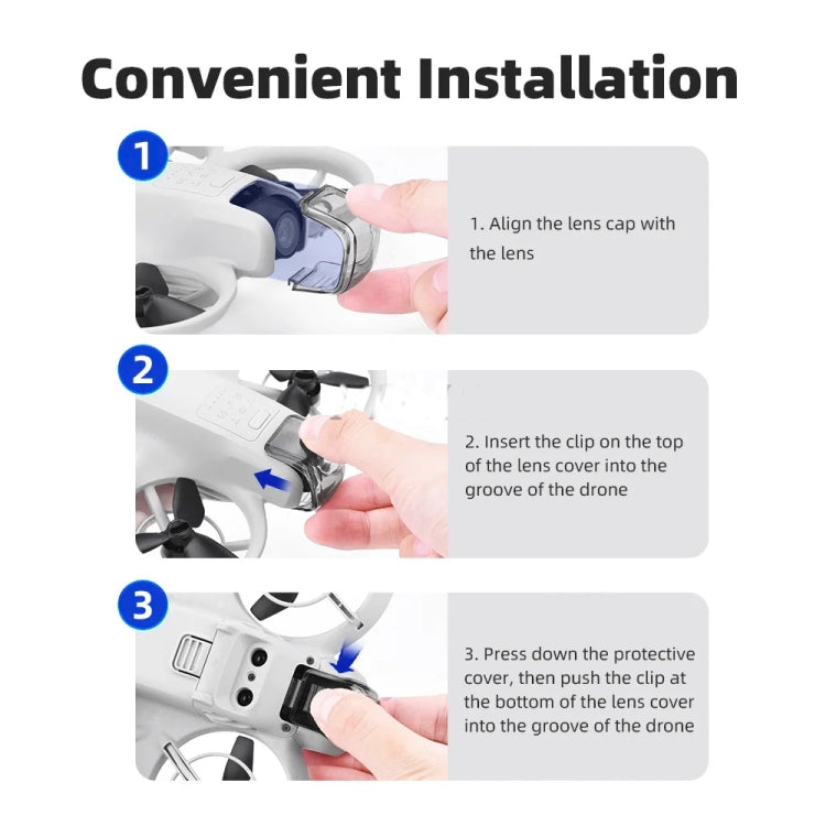 For DJI Neo Lens Protection Cover Gimbal Camera Dustproof Lens Cap - free shipping - PMC TechLife - Order now!