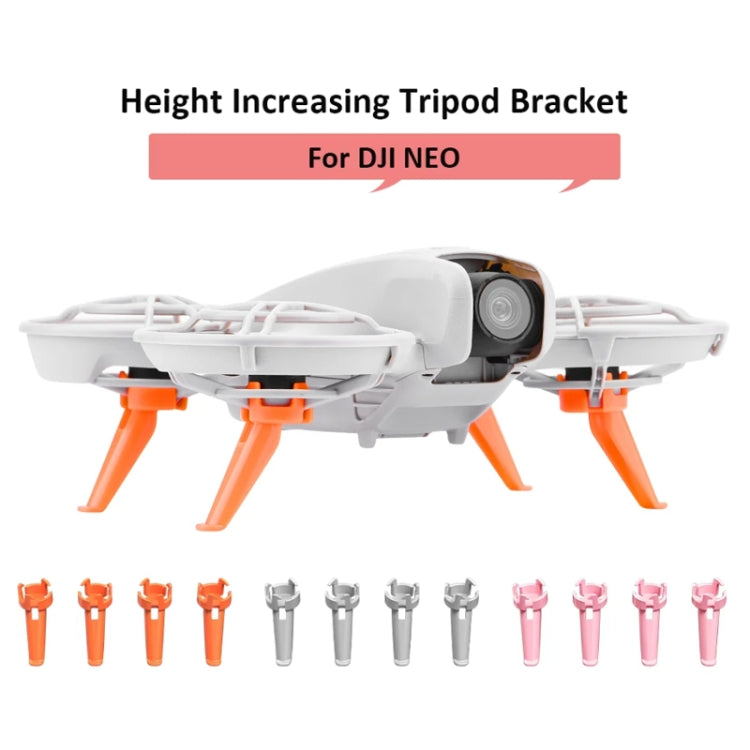 For DJI Neo Drone BRDRC Landing Gear Heightened Gear Support Leg Accessories(Pink)