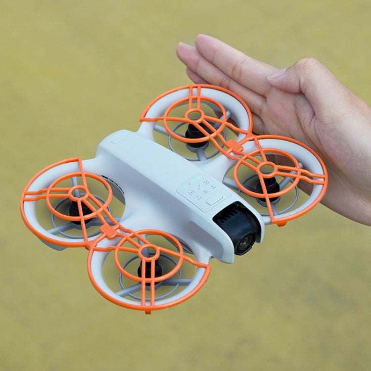 For DJI Neo Drone BRDRC Propellers Guard Cover Anti-collision Ultra-light Bumper Ring(Orange) - free shipping - PMC Jewellery - Order now!
