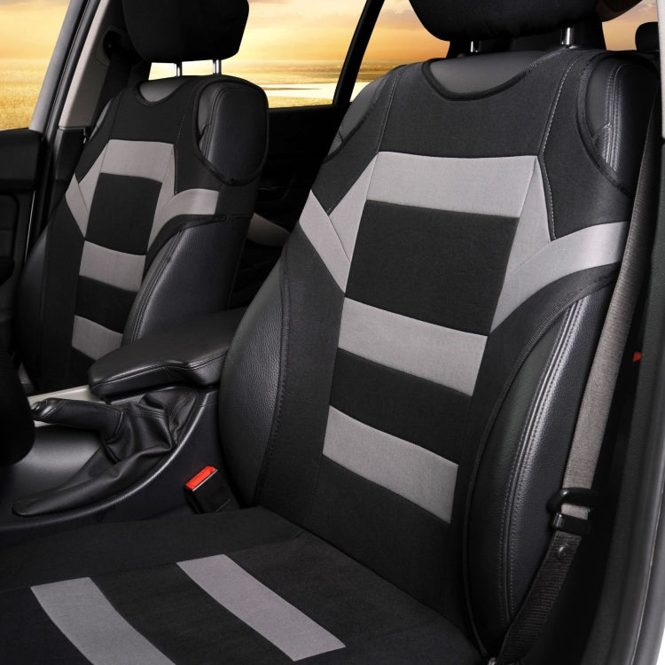 Car Vest Style Double Front Seat Interior Seat Cover(Gray) - free shipping - PMC Jewellery - Order now!