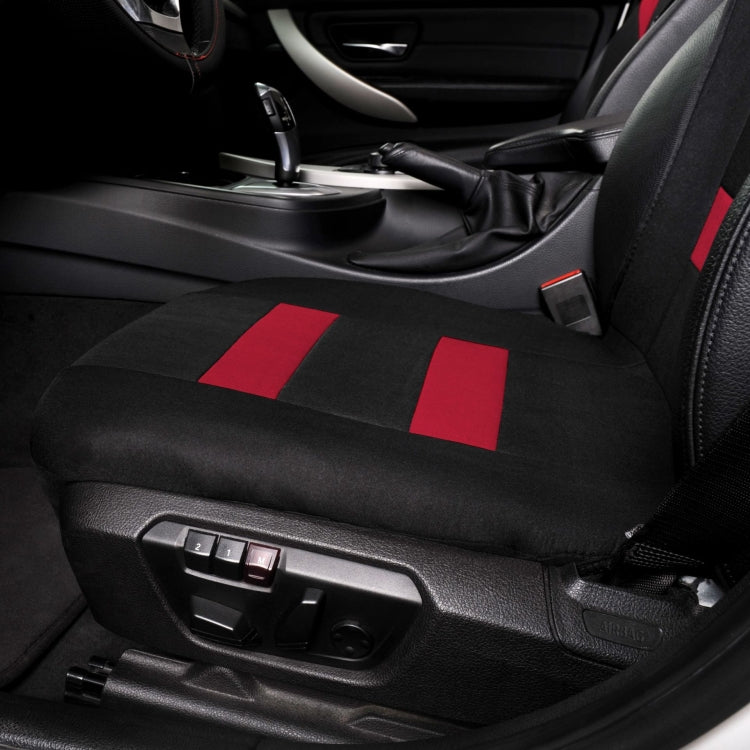 Car Vest Style Double Front Seat Interior Seat Cover(Red) - free shipping - PMC Jewellery - Order now!