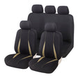 Cars All Seasons Universal All-Inclusive Fabric Seat Cover(33055 Beige) - Seat Accessories by PMC Jewellery | Online Shopping South Africa | PMC Jewellery | Buy Now Pay Later Mobicred