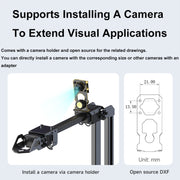 Waveshare 25118 RoArm-M2-S Desktop Robotic Arm Kit, Based On ESP32, 4-DOF(UK Plug)