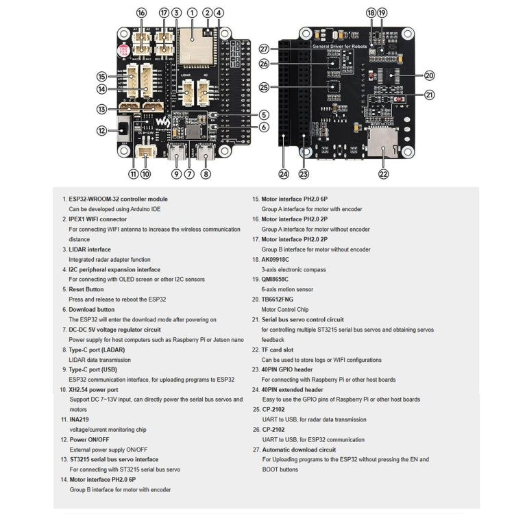Waveshare 25118 RoArm-M2-S Desktop Robotic Arm Kit, Based On ESP32, 4-DOF(EU Plug)