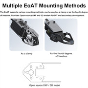Waveshare 25118 RoArm-M2-S Desktop Robotic Arm Kit, Based On ESP32, 4-DOF(EU Plug)
