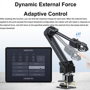 Waveshare 25118 RoArm-M2-S Desktop Robotic Arm Kit, Based On ESP32, 4-DOF(UK Plug)