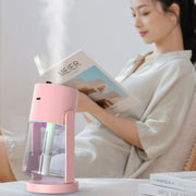 280ml Star Projection Light Humidifier USB Car Diffuser Humidifier Household Hydrating Atomizer, Color: Rotating White