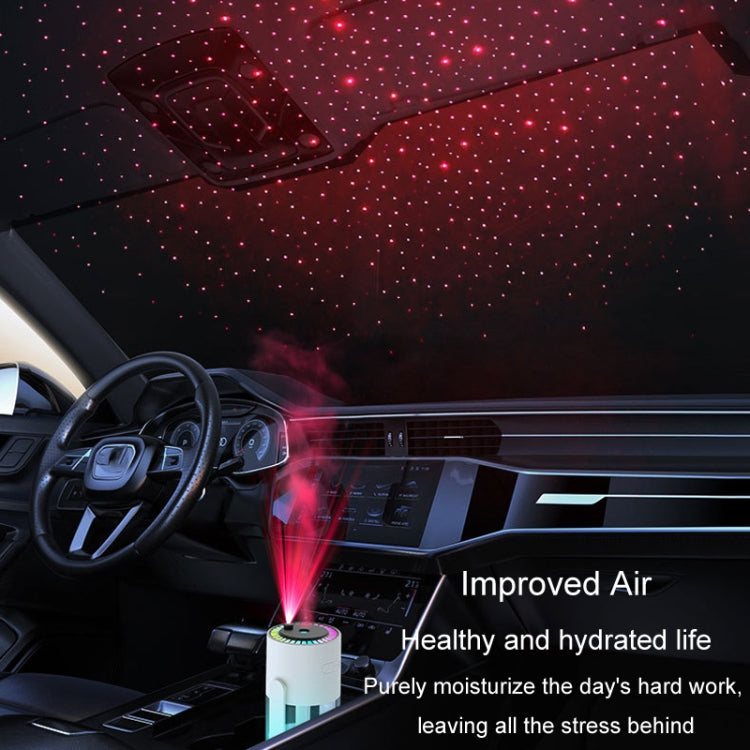 280ml Star Projection Light Humidifier USB Car Diffuser Humidifier Household Hydrating Atomizer, Color: Rotating Pink - free shipping - PMC TechLife - Order now!