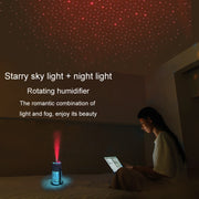 280ml Star Projection Light Humidifier USB Car Diffuser Humidifier Household Hydrating Atomizer, Color: Rotating White
