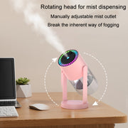 280ml Star Projection Light Humidifier USB Car Diffuser Humidifier Household Hydrating Atomizer, Color: Rotating White