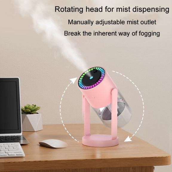 280ml Star Projection Light Humidifier USB Car Diffuser Humidifier Household Hydrating Atomizer, Color: Rotating White