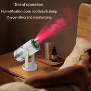 280ml Star Projection Light Humidifier USB Car Diffuser Humidifier Household Hydrating Atomizer, Color: Rotating White