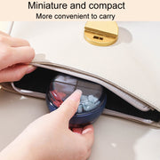 Mini Portable Double Compartment Sealed Medicine Organizer(Blue)