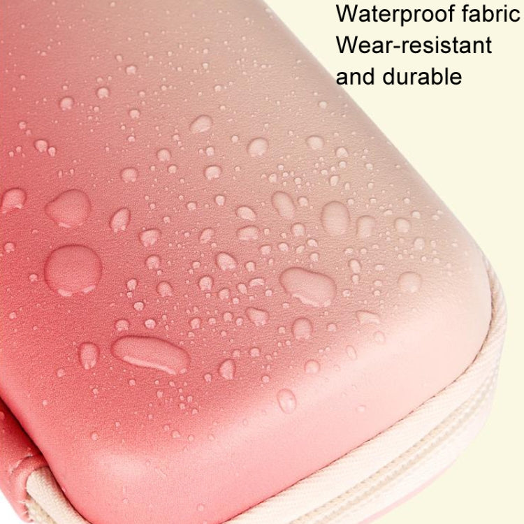 Cwatcun H45 Mini Storage Bag Small Microslice Digital Camera Bag PU Waterproof Hard Shell Bag(Pink) - Leather Bag by Cwatcun | Online Shopping South Africa | PMC TechLife | Buy Now Pay Later Mobicred