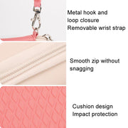 Cwatcun H45 Mini Storage Bag Small Microslice Digital Camera Bag PU Water-resistant Hard Shell Bag(Brown)