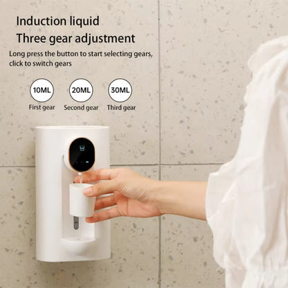 540ml  Automatic Mouthwash Dispenser 3 Levels Quantitative with 2 Magnetic Cups(Black) - Soap Dispenser by PMC Jewellery | Online Shopping South Africa | PMC Jewellery | Buy Now Pay Later Mobicred