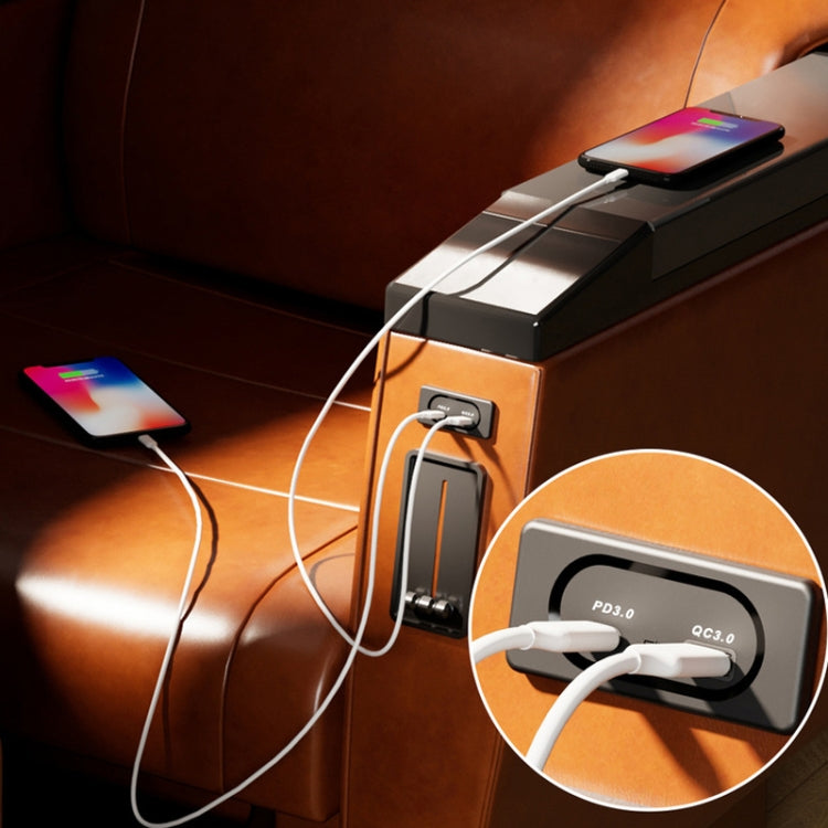 QC3.0 +PD3.0 Motorcycle Car Modified TYPE-C Charger(UCC-312) - DIY Modified Charger by PMC Jewellery | Online Shopping South Africa | PMC Jewellery | Buy Now Pay Later Mobicred