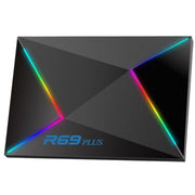 2G+16G EU Plug R69PLUS Allwinner H728 Octa-Core ARM Cortex A55 Android 14 Network Box Player
