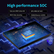 2G+16G EU Plug R69PLUS Allwinner H728 Octa-Core ARM Cortex A55 Android 14 Network Box Player