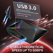 2G+16G EU Plug R69PLUS Allwinner H728 Octa-Core ARM Cortex A55 Android 14 Network Box Player