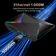 2G+16G EU Plug R69PLUS Allwinner H728 Octa-Core ARM Cortex A55 Android 14 Network Box Player