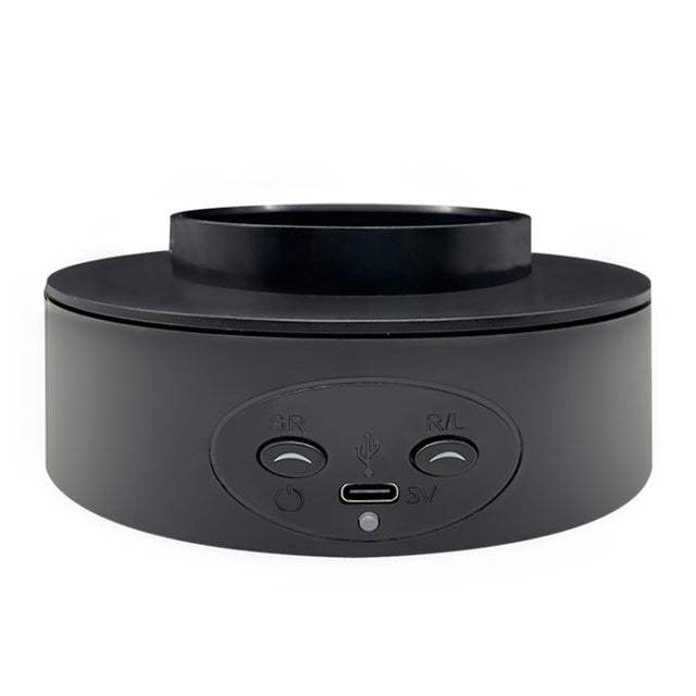 Intelligent Electric Roundabout 360 Degree Rotating Disc Table Live Shooting Video Props(Black)