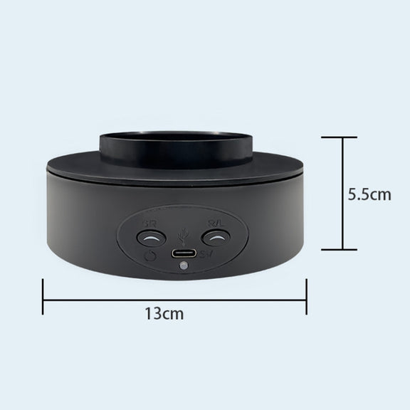Intelligent Electric Roundabout 360 Degree Rotating Disc Table Live Shooting Video Props(White)