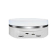 Intelligent Colourful Light Electric Speed Contro Round 360 Degree Rotating Plate Display Table, Color: White Plug-in -  by PMC TechLife | Online Shopping South Africa | PMC TechLife | Buy Now Pay Later Mobicred