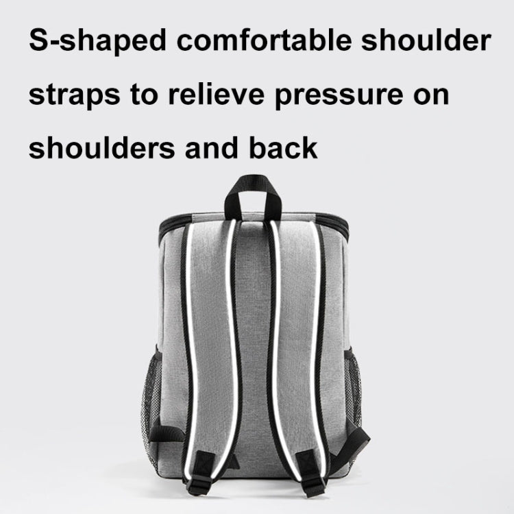 Baona BN-K012 Multifunctional Large-capacity Laptop Backpack Business Backpack(Gray)