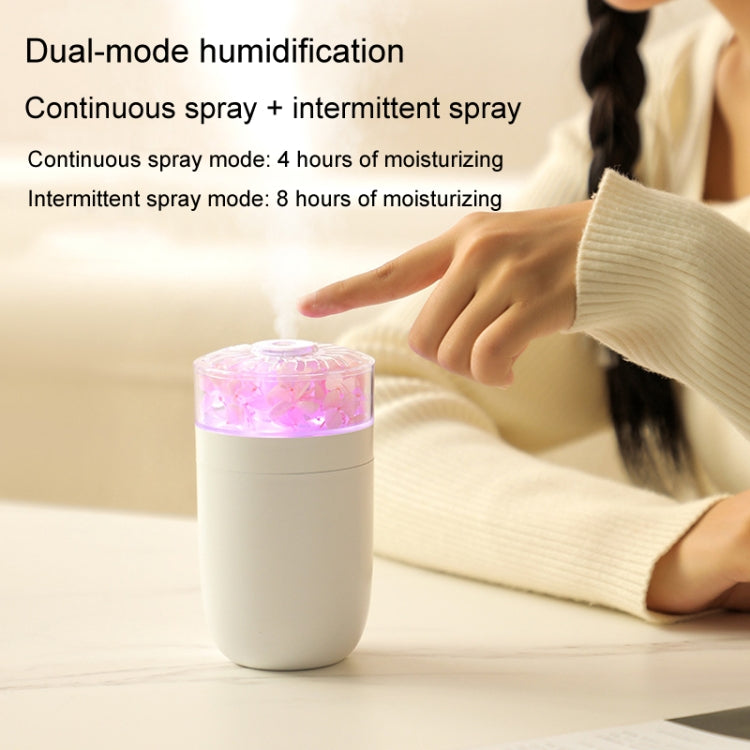 230ml Flower Air Humidifier USB Home Car Aroma Humidifier With Colorful Ambient Light(Pink) - free shipping - PMC TechLife - Order now!