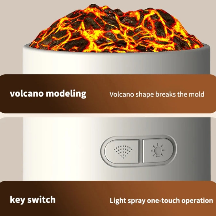 280ml Volcano Cup Rotating Air Humidifier Mini Colorful Ambient Light Car Aroma Diffuser(Pink) - free shipping - PMC TechLife - Order now!