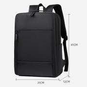 Large-capacity Travel Business Water-resistant Laptop Backpack(Gray)