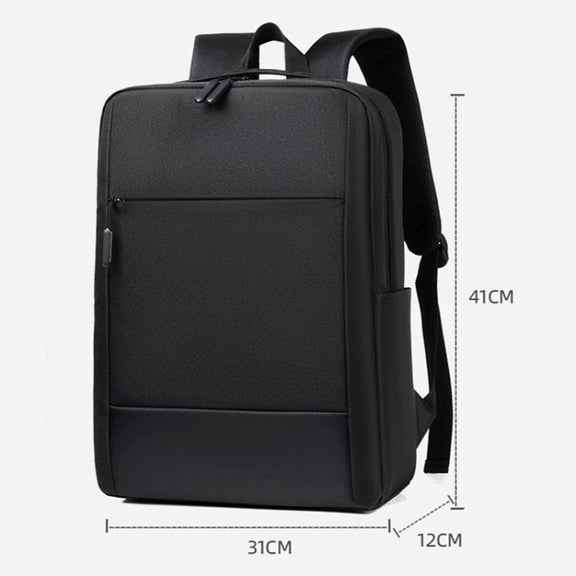 Large-capacity Travel Business Water-resistant Laptop Backpack(Gray)