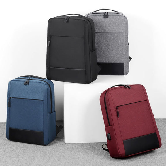 Large-capacity Travel Business Water-resistant Laptop Backpack(Purple Red)