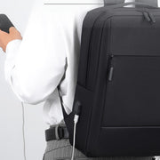 Large-capacity Travel Business Water-resistant Laptop Backpack(Purple Red)