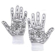 English Hand Massage Gloves Acupuncture Point Palm Reflex Zone Meridian Physical Therapy Gloves, Size: Average - free shipping - PMC TechLife - Order now!