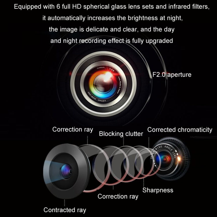 Car AHD Rear View High Definition Night Vision Reversing Camera, Specifications: CCD 12 Lights