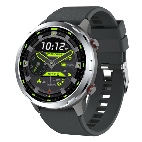 Outdoor GPS Sport Watch 1.32inch HD Round Screen Multi Sport Mode Smartwatch(Silver)