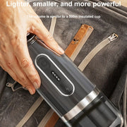 3 In 1 Automatic Wireless Italian Capsule Coffee Machine Portable Rechargeable Heating Coffee Maker(Black)